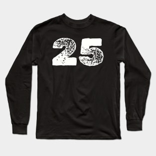 Number 25 Long Sleeve T-Shirt